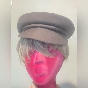 Woman’s Newsboy Vintage Hat By Astre. 100% Wool